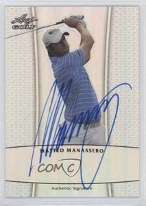 2011 Leaf Metal Auto Prismatic /99 Matteo Manassero #BA-MM1 Auto - Picture 1 of 4