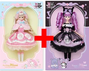 Sanrio Characters x Mimi MY MELODY + Kuromi 50th & 20th anniversary Doll Figure - Picture 1 of 7