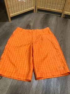 Pantalones Cortos PUMA Para Mujer Damas Naranja Brillante Colorido Grande L (M1) - Imagen 1 de 8