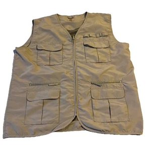 Mens Haband Travelers Camping Fishing Vest Utility Outdoor Hiking 50 Inch Chest - Picture 1 of 12