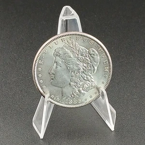 1886 P Morgan Silver Dollar Luster Nicely Toned - Picture 1 of 2