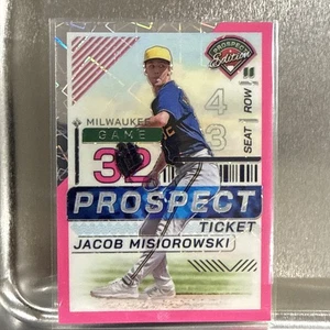 2024 Panini Prospect Edition - Jacob Misiorowski #156 Pink Velocity Prizm /79... - Bild 1 von 2