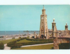 Unused Pre-1980 CLOCKTOWER ON BEACH Daytona Beach Florida FL d6577 - Picture 1 of 2