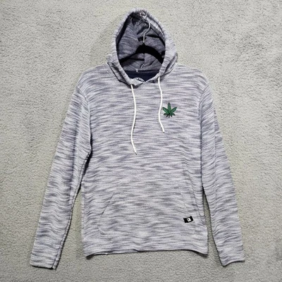 Dikotomy California Hombre’s Pequeño Pull Over Sudadera con Capucha Pot Weed 420 Trébol de Tres Hojas Foto 1 de 4
