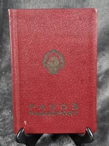 Estampillas de visado vintage de pasaporte de Yugoslavia 1963-1966 caducadas cubierta roja coleccionables - Imagen 1 de 12