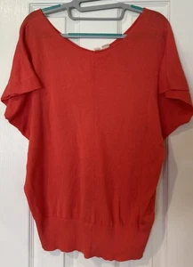 Suéter coral Anthropologie Moth para mujer manga acampanada pequeña - Imagen 1 de 7