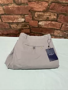 Hackett Mens Slim Fit Kensington Chinos Silver Grey W36 L31 - Picture 1 of 7
