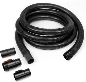 2-1/2-Inch X 20-Feet Locking Wet/Dry Vac Hose for Wet/Dry Shop Vacuums , Black - Picture 1 of 5
