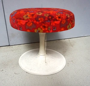Vintage Design Hocker Sitz Sitzhocker Tulip Form Mid Century  (F024-1776) - Bild 1 von 5