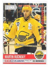2004-05 Czech OFS Zuma LTD Edt #15 Martin Rucinsky Litvinov, Montreal Canadiens