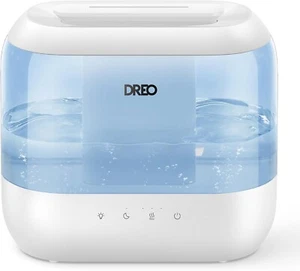 Dreo Humidifier Top Fill 4L Supersized Ultrasonic Cool Mist w/ Night Light Quiet - Picture 1 of 14