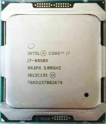 Intel Core i7-6950X I7 6950X 3.0GHz 10Core SR2PA 25M LGA2011-V3 CPU Processor - Image 1 of 2