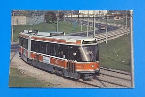 Carte postale vintage Toronto Transit TTC ALRV #4900 tramway sur le Queensway (J66)