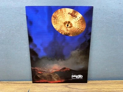 Vintage 1980s PAISTE Cymbals Sounds Gongs 6 Page Color Dealer Brochure. - Image 1 of 4