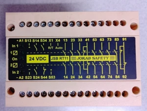 JOKAB JSB RT11 JSBRT11 SAFETY RELAY 24VDC QUANTITY!! WOW!! - Picture 1 of 2