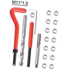 20Pcs Metric Thread Insert Kit M11 Car Pro Coil Tool M11*1.5 Car Repair Tool U