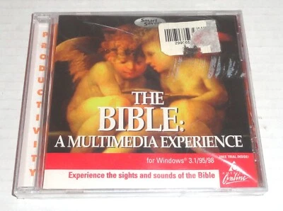 The Bible: A Multimedia Experience for Windows 3.1/95/98 PC CD-ROM (1999)  READ - Image 1 of 2