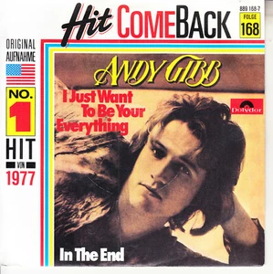ANDY GIBB I Just Want To Be Your Everything PICTURE SLEEVE BEE GEES 7" 45 NEW - Picture 1 of 3