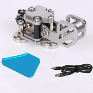 Metal Morse Key Stainless Steel Automatic CW Double Paddle Auto Key With Magnet - Picture 1 of 12