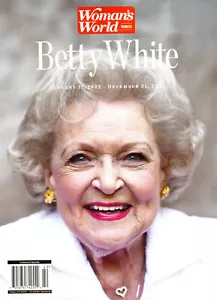 BETTY WHITE Woman's World Magazine Tribute 2024 98 Pages Centennial Special - Foto 1 di 3