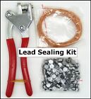 Lead Sealing Piler Electric Meter Security + 15 Yards Cotton Thread + 100 Leads