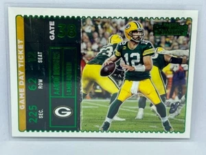 Aaron Rodgers Spiel Tageskarte Emerald 2022 Panini Contenders Fußball Nr..GDT-ARO - Bild 1 von 2