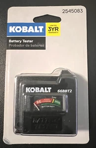 Kobalt Battery Tester Specialty Meter Tests AA, AAA, C, D, 1.5v, 9v, Cell NEW - Picture 1 of 2