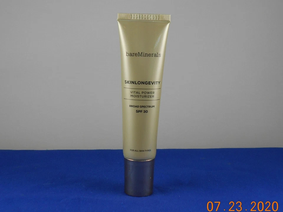 HIDRATANTE BAREMinerals Skinlongevity Vital Power FPS 30 Viaje 30ML/1oz Sin Caja Foto 1 de 1