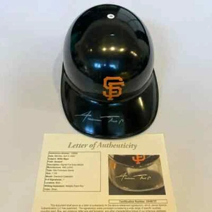 Rare Willie Mays Signed Full Size San Francisco Giants Game Model Helmet JSA COA - Picture 1 of 8