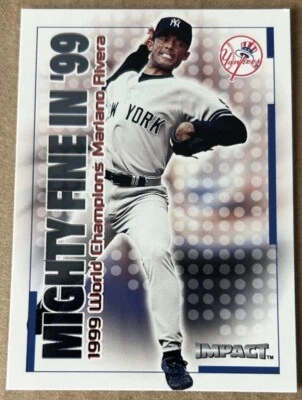Tarjeta MARIANO RIVERA 2000 SKYBOX IMPACT MIGHTY FINE IN' 99 #21 MF CASI NUEVA-COMO NUEVA Foto 1 de 2