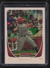 2011 Bowman Chrome Justin Upton #54 Superfractor 1/1 Arizona Diamondbacks
