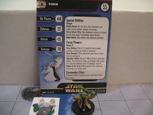 =Star Wars Miniaturen CLONE STRIKE Yoda 26/60 mit Karte= - Bild 1 von 1