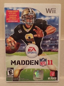 MADDEN NFL 11 Video Game Disc, Case, Manual -Players from 2011 Season -Beautiful - Picture 1 of 3