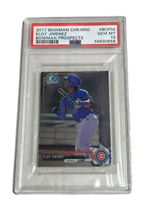2017 Bowman Chrome Mini ELOY JIMENEZ RC #BCP50 PSA 10!! ORIOLES! - Picture 1 of 2