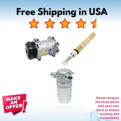 Kit Compresor A/C Fit Chevrolet Astro 2002-2005, GMC Safari 2002-2005 Foto 1 de 4