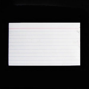 New Sealed Package 100 3" x 5" Ruled Index Cards, 8 Packages Available - Picture 1 of 2