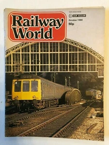 Railway World Magazine October 1980 #486 Cover Class 127 Leaving St Pancras 351 - Imagen 1 de 2