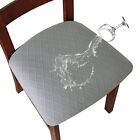 WaterProof Dining Room Upholstered Cushion Solid Chair Seat Cover Removable Slip