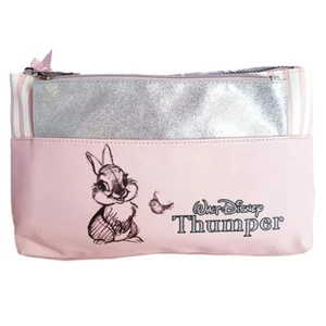 Thumper Bambi Glitter LARGE Travel Makeup Cosmetics Bag Set Of 2 Disney - Picture 1 of 2