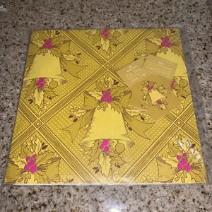 Vintage Hallmark Weihnachtsglocke Gold Weihnachten Geschenkpapier - versiegelt #0585 - Bild 1 von 7