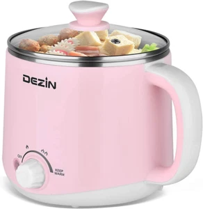 Hot Pot Electric, Rapid Noodles Cooker, Stainless Steel Electric Pot 1.6 Liter, - Picture 1 of 6