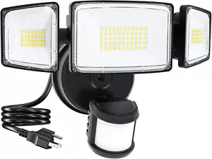 75W Motion Sensor Light, 7500LM LED Flood, Dusk to Dawn, IP65 Outdoor Security - Picture 1 of 8
