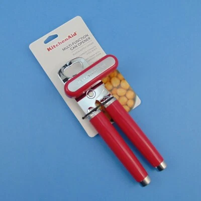 Abrelatas KitchenAid Fácil Giro Perilla de Manivela de Gran Tamaño Color Rosa Modelo KE199OHHIA Foto 1 de 4