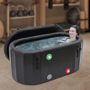 3 in 1 Inflatable Large Ice Bath Cold Water Therapy Tub Plunge Portable Bath Pod - Picture 1 of 23