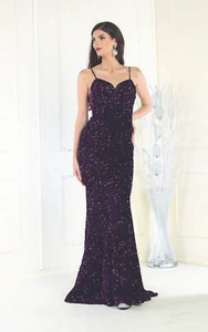 Womens Dresses For Red Carpet Formal Long Sweetheart Sleeveless Sheath Plus Size - Picture 1 of 11
