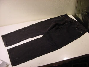 LEVI 501 DENIM JEANS BLACK MEN'S SIZE W40 L30 LEVIS - Picture 1 of 4