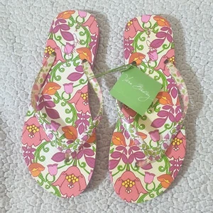 Vera Bradley Damen Flip Flops Mehrfarbig Lilli Bell Medium Blumen Outdoor - Bild 1 von 10