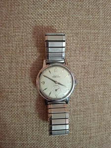 Vintage Elgin Sportsman Watch Speidal Band 17 Jewel France - Picture 1 of 10
