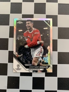 2021-22 Topps Chrome UCL Refractor Cristiano Ronaldo Manchester United c - Bild 1 von 2