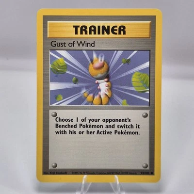 Gust of Wind 93/102 Common Base Set WOTC 1999 Pokemon Card - NM - Image 1 of 4